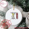 NBA Chicago Bulls Air Bart Simpson Round Ornament