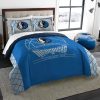 NBA Dallas Mavericks Blue Gray Established 1980 Bedding Set