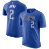 NBA Dallas Mavericks Custom Name Number Blue T-Shirt