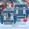 NBA Dallas Mavericks Custom Name Number Blue White Ugly Christmas Sweater