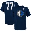 NBA Dallas Mavericks Custom Name Number Navy Blue T-Shirt V2