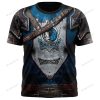 NBA Dallas Mavericks Custom Name Number Warrior Armor T-Shirt