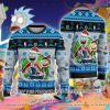 NBA Dallas Mavericks Gray Blue Rick And Morty Ugly Christmas Sweater