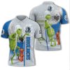 NBA Dallas Mavericks Gray Blue The Grinch Ulgy Christmas Polo Shirt