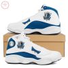 NBA Dallas Mavericks White Blue Air Jordan 13 Shoes