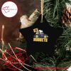 NBA Denver Nuggets Snoopy Dog Driving Car Star Ornament