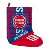 NBA Detroit Pistons Custom Name Christmas Socks