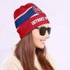 NBA Detroit Pistons Red Royal Beanie