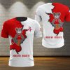 NBA Houston Rockets Red White Mascot T-Shirt