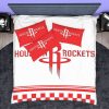 NBA Houston Rockets White Red Bedding Set V2