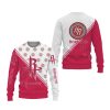 NBA Houston Rockets White Red Sweatshirt V4
