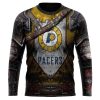 NBA Indiana Pacers Custom Name Number Warrior Sweatshirt