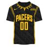 NBA Indiana Pacers Custom Name Numer 2020 xBlack Panther Marvel Jersey T-Shirt