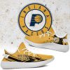 NBA Indiana Pacers Gold Black Arrows Yeezy Boost Sneakers