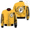 NBA Indiana Pacers Gold Scratch Bomber Jacket
