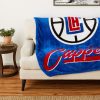 NBA Los Angeles Clippers Blue Fleece Blanket V2
