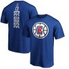 NBA Los Angeles Clippers Custom Name Number Blue T-Shirt