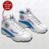 NBA Los Angeles Clippers Custom Name White Blue Air Jordan 13 Shoes