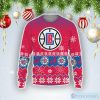 NBA Los Angeles Clippers Red Blue Ugly Christmas Sweater