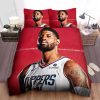 NBA Los Angeles Clippers Red Paul George Bedding Set