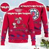 NBA Los Angeles Clippers Red Snoopy Lie Dog House Ugly Christmas Sweater
