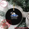 NBA Los Angeles Clippers Snoopy Dog Driving Car Round Ornament