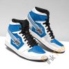 NBA Los Angeles Clippers White Blue Air Jordan 1 High Sneakers