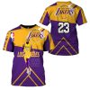 NBA Los Angeles Lakers Lebron James #23 T-Shirt V8