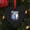 NBA Memphis Grizzlies Ja Morant Heart Shaped Ornament