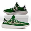 NBA Milwaukee Bucks Green Cream Special Yeezy Boost Sneakers V2
