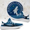 NBA Minnesota Timberwolves Blue Black Arrow Yeezy Boost Sneakers