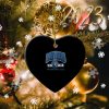 NBA Minnesota Timberwolves Front Court Press Snow Heart Shaped Ornament