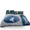 NBA Minnesota Timberwolves Gray Blue Bedding Set
