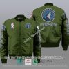 NBA Minnesota Timberwolves Green Bomber Jacket