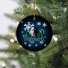 NBA Minnesota Timberwolves Merry Christmas Round Ornament