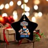 NBA New York Knicks Mickey Goofy Donald Star Ornament