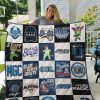 NBA Orlando Magic Blue G White Ignite Quilt Blanket V2