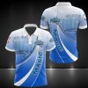 NBA Orlando Magic Blue Gradient Curves Polo Shirt