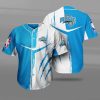 NBA Orlando Magic Blue White Scratch Baseball Jersey V11