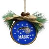 NBA Orlando Magic Glitter Wood Stump Custom Shaped Ornament