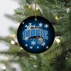 NBA Orlando Magic Merry Christmas Round Ornament