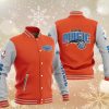 NBA Orlando Magic Orange Gray Baseball Jacket