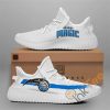 NBA Orlando Magic White Blue Yeezy Boost Sneakers V4