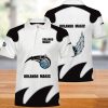 NBA Orlando Magic White Navy Polo Shirt V5