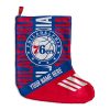 NBA Philadelphia 76ers Custom Name Christmas Socks