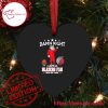 NBA Portland Trail Blazers Damn Right Heart Shaped Ornament
