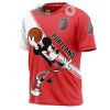NBA Portland Trail Blazers Mickey Slam Dunk T-Shirt
