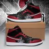 NBA Portland Trail Blazers Red Black Air Jordan 1 High Sneakers V2