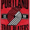 NBA Portland Trail Blazers Red Fleece Blanket