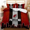NBA Portland Trail Blazers RIP City Bedding Set V1